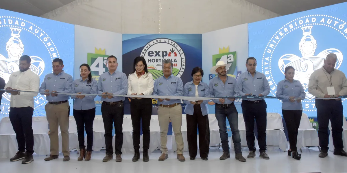 Lilia Cedillo inaugura la Expo Hortícola Puebla BUAP 2026