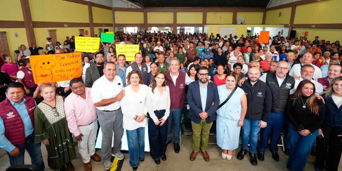 Refrenda Pepe Chedraui compromiso con las familias de San Baltazar Campeche