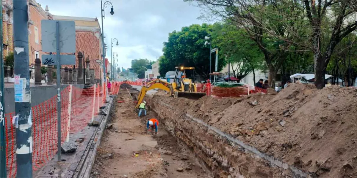 Agua de Puebla concluirá rehabilitación de red en la 2 Norte