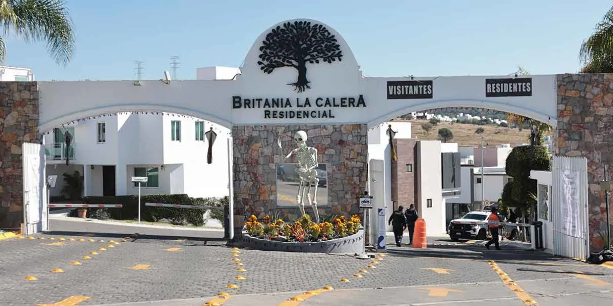 Guardia Nacional y Fiscalía intervienen residencial Britania La Calera en Puebla