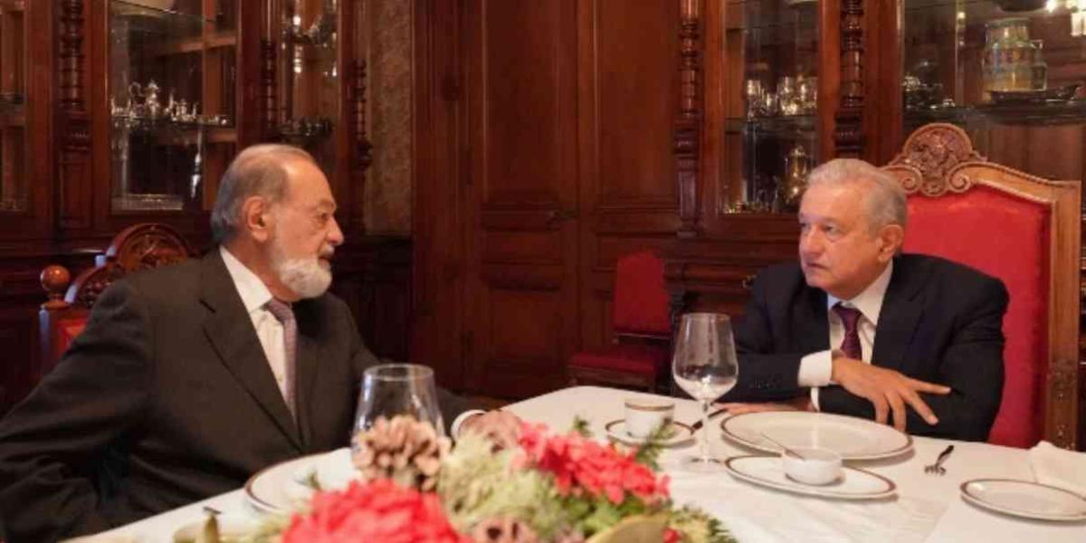 AMLO usó la “vajilla buena” en desayuno con Carlos Slim; Obrador responde a crítica de López-Dóriga