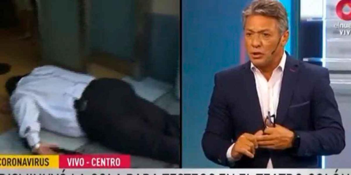 VIDEO. Ola de calor en Argentina causa desmayo de reportero en programa en vivo