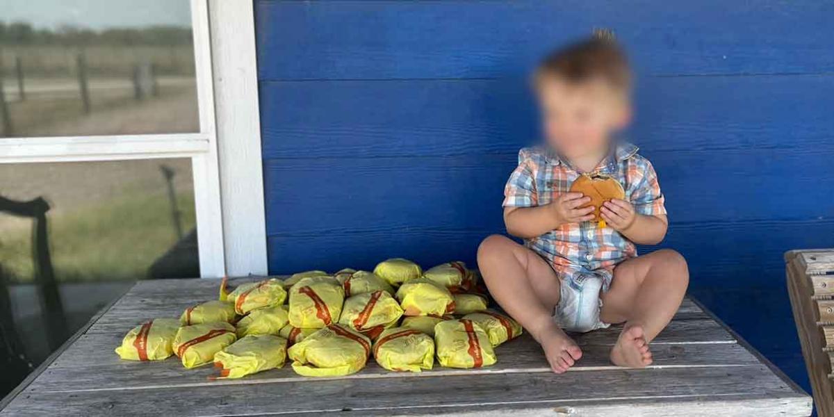 Mamá descubre que su hijo de 2 años pido 2 mil pesos en hamburguesas mientras jugaba con su teléfono 