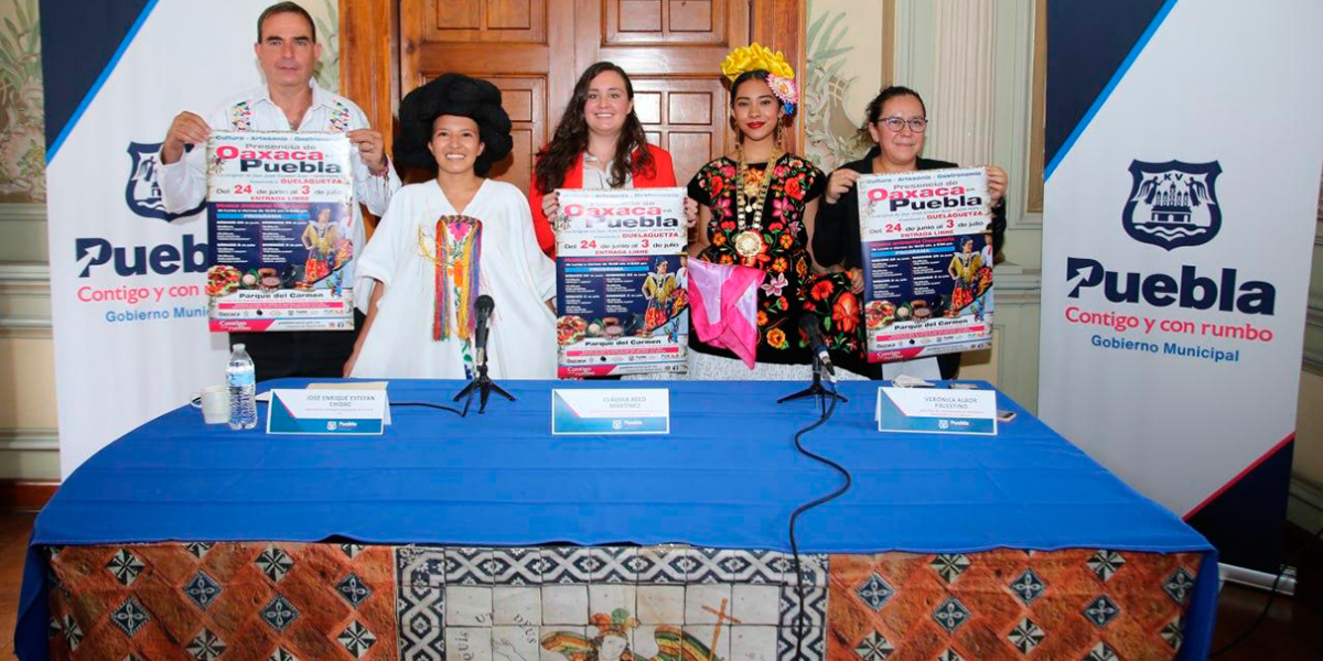 Ayuntamiento invita a disfrutar diez días de Oaxaca en Puebla