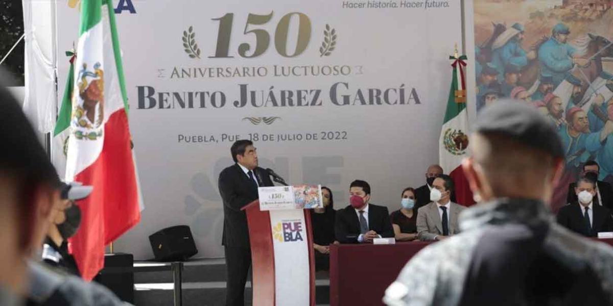 En Puebla se gobierna con principios Juaristas, no cede a comodidades: Barbosa