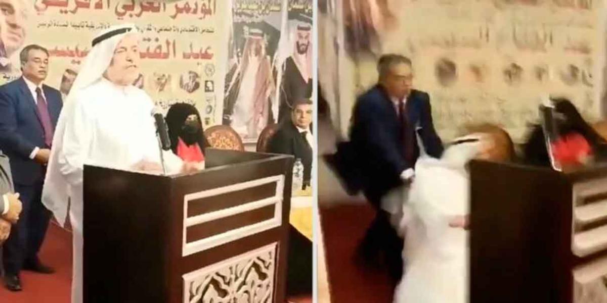 Empresario saudita muere repentinamente en medio de un discurso durante una conferencia