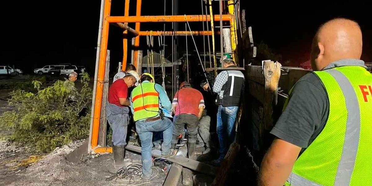 Hay un equipo multidisciplinario para rescatar a mineros de Sabinas, Coahuila