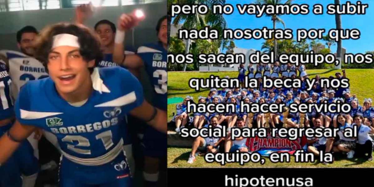 VIDEOS. Jugador de Borregos del Tec se hizo viral por baile grupal es acusado DISCRIMINACIÓN y MISOGINIA