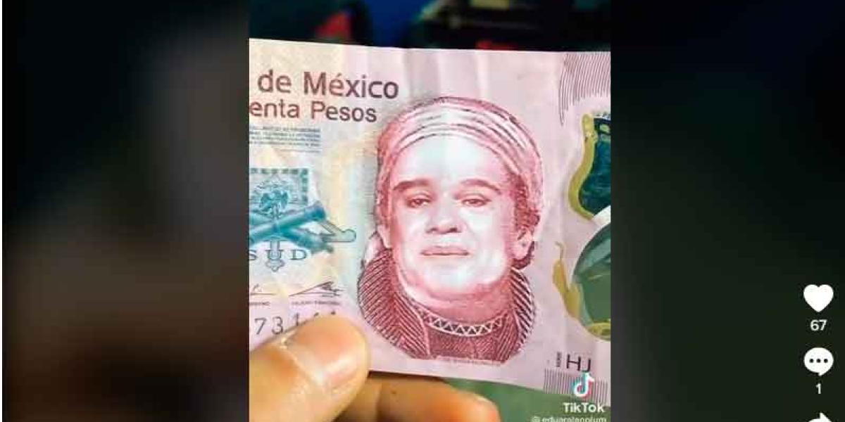 Billetes apócrifos, Billetes de 50 pesos, Banxico, Juan Gabriel, José María Morelos y Pavón  