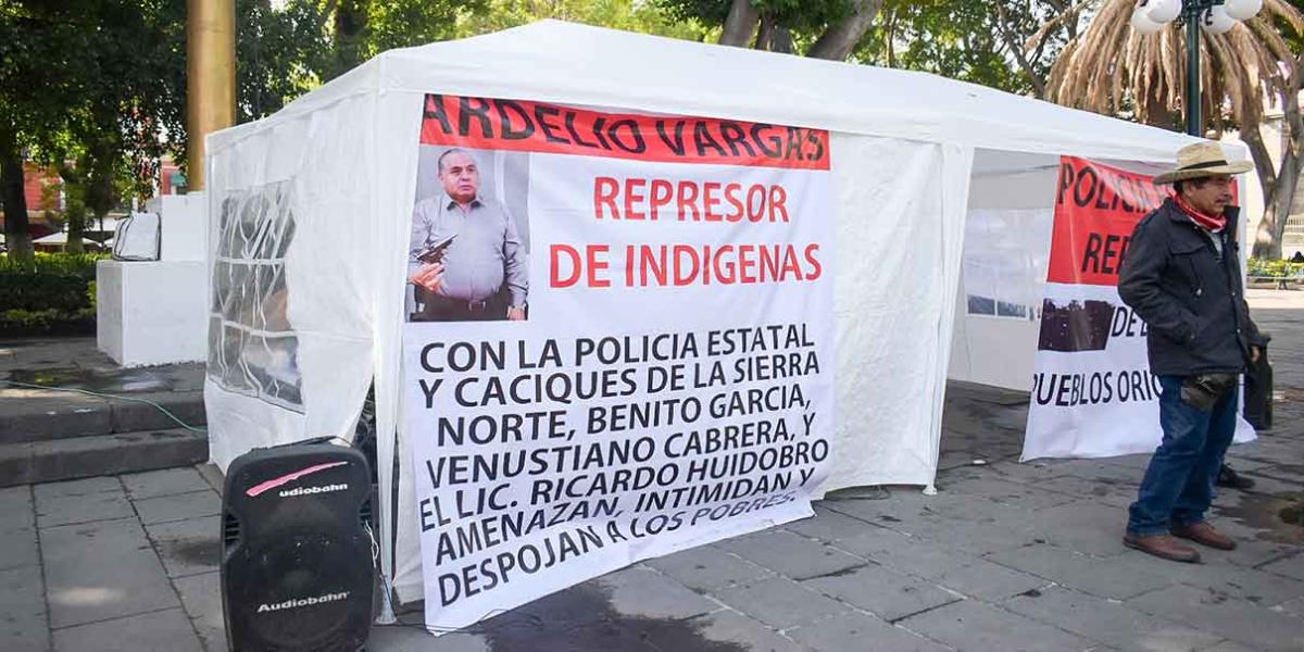 El gobierno del estado se deslindó del conflicto por tierras en Pantepec donde involucran a Ardelio Vargas