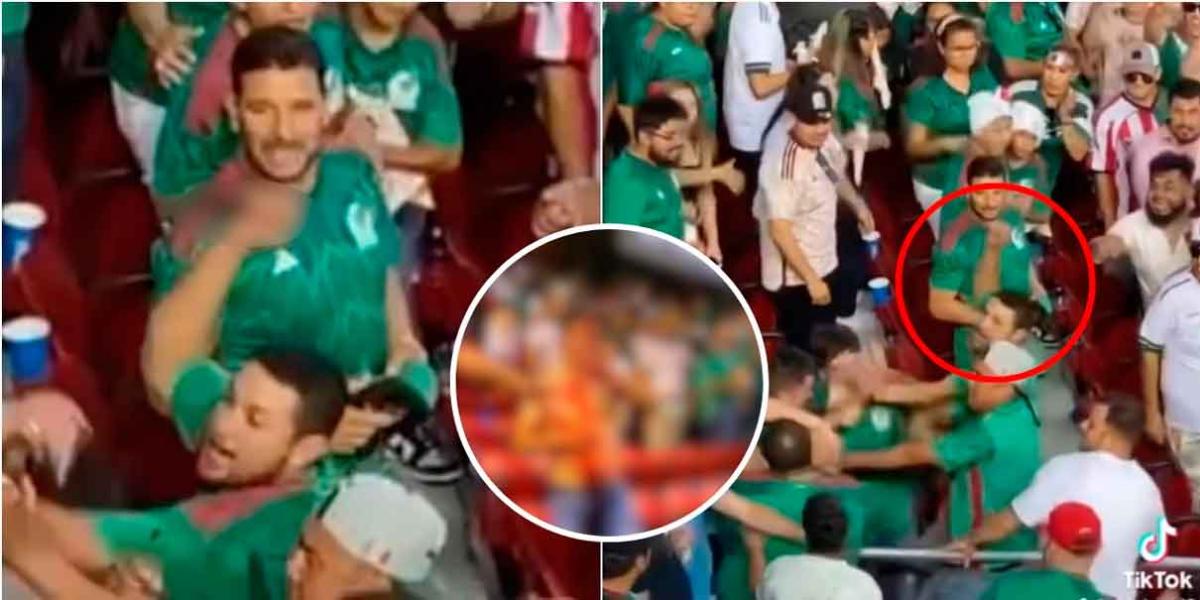 Mexicano apuñala a paisano durante el juego ante Qatar