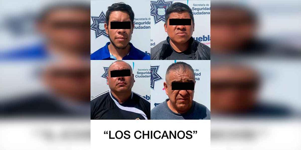 Caen 4 integrantes de “Los Chicanos”, banda delictiva dedicada al robo a transportista