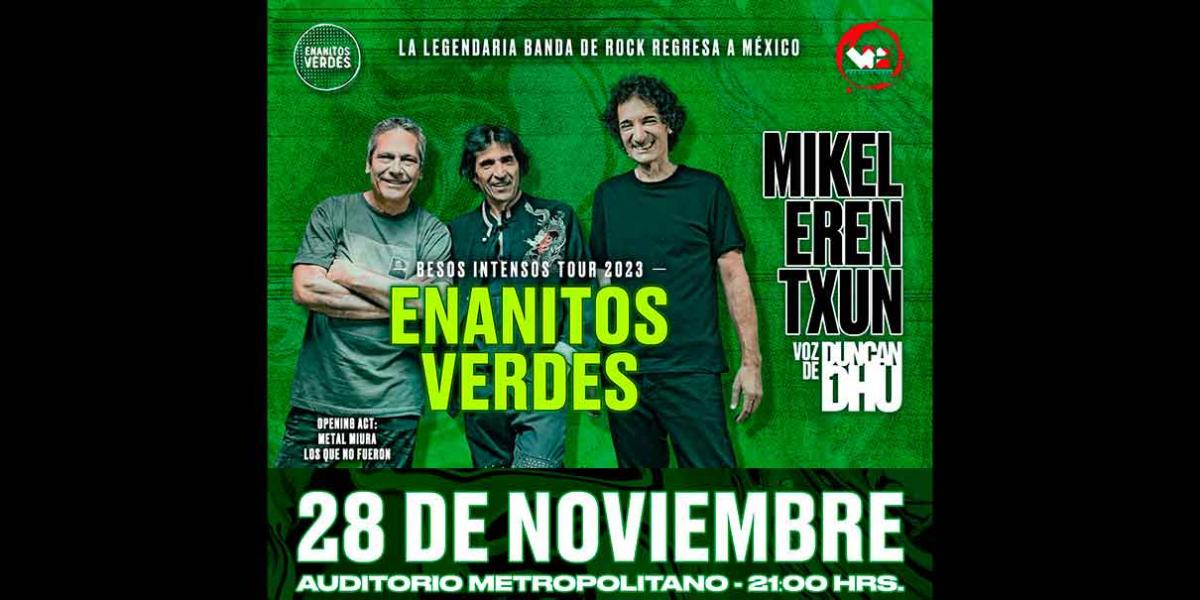 Enanitos Verdes y Mikel Erentxun juntos en concierto 