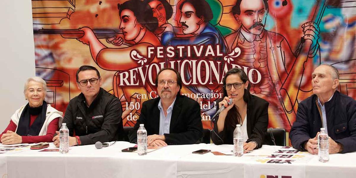Con actividades artísticas y culturales, anuncian Festival Revolucionario en Puebla