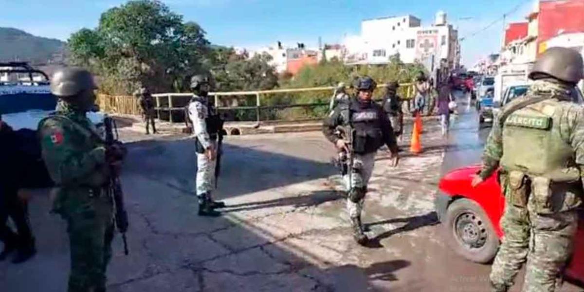 Ministeriales, militares y Guardia Nacional catearon inmuebles de “Los González” en Amozoc