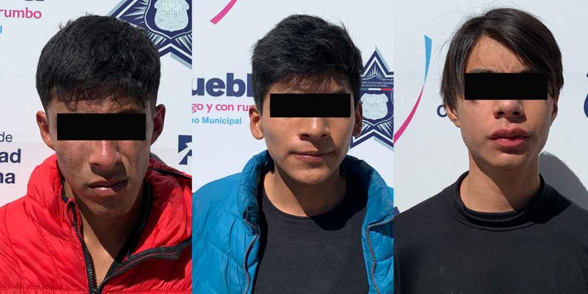 Caen tres integrantes de “Los Med”; banda dedicada al robo a casa habitación en Puebla