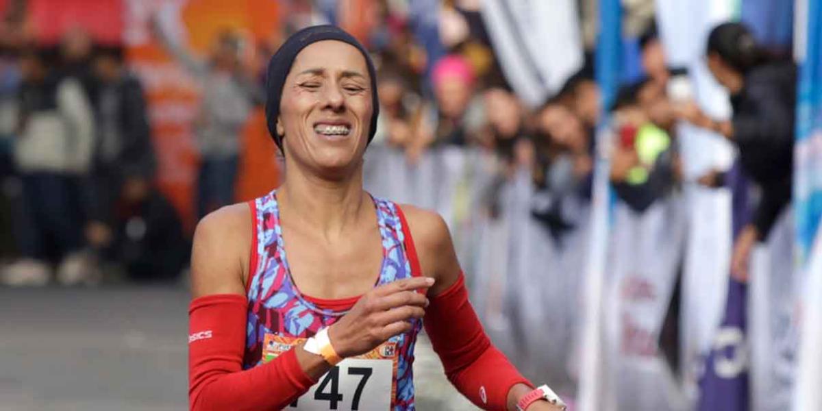 Daniela Alonso, primer lugar en el Maratón de Puebla con 44 minutos