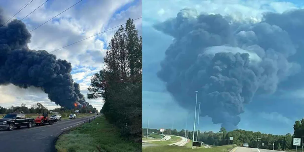 VIDEO. Planta química de Texas se incendia; pobladores se refugian en casas y negocios