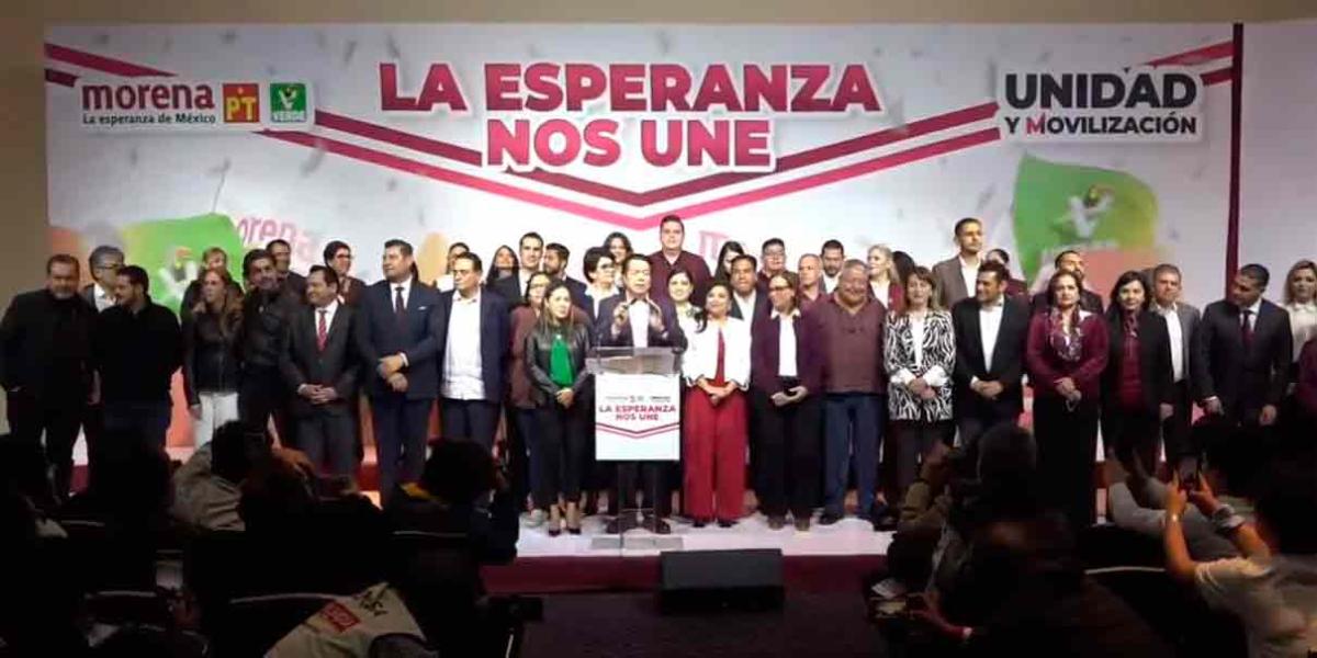 Alejandro Armenta, candidato a gobernador en Puebla; Ignacio Mier al Senado, ratificó Morena