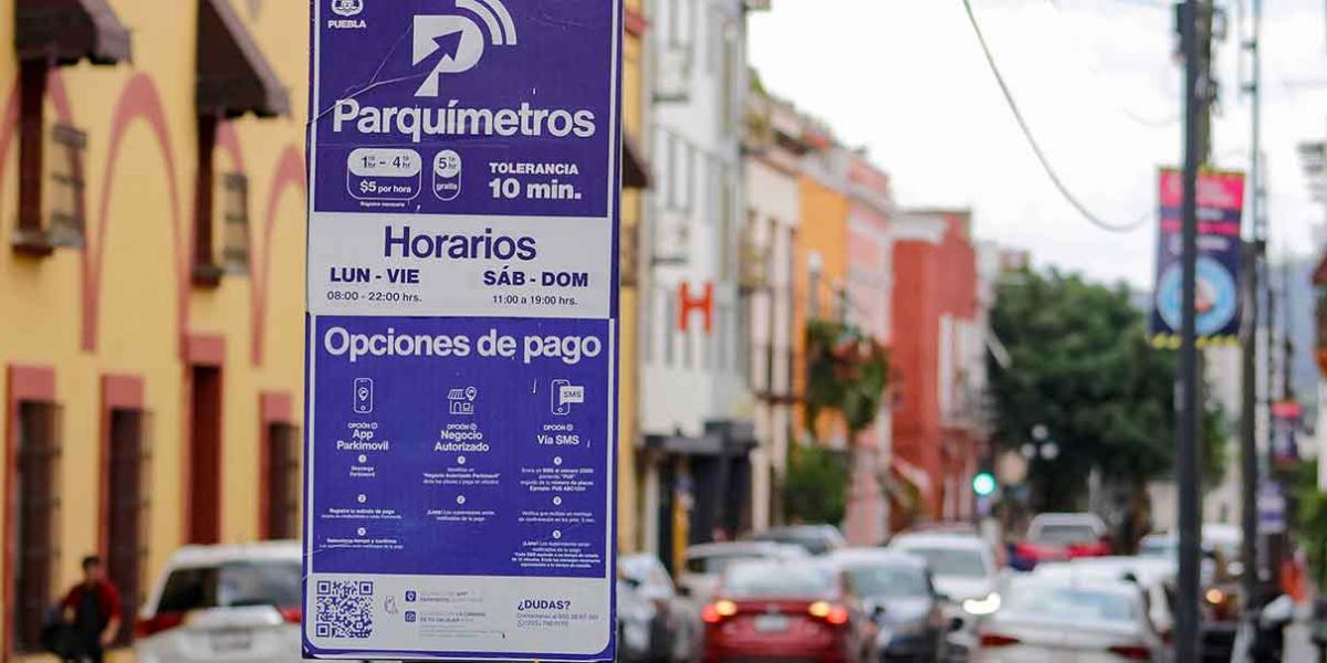 En diciembre se reanudará el cobro de Parquímetros en Puebla capital