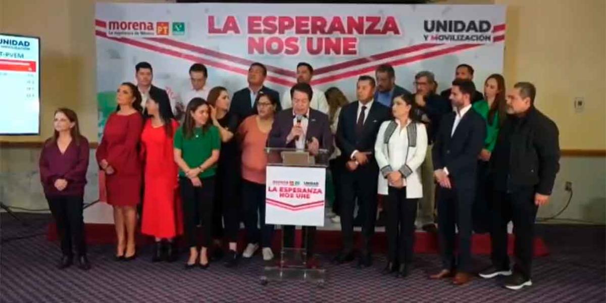 Con el lema de “Unidad”, Alejandro Armenta y Claudia Rivera lideran encuesta de Morena