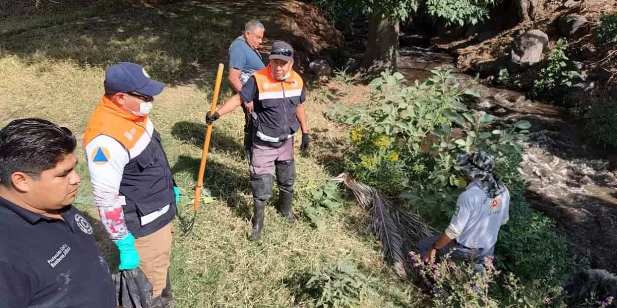 Aplican en Atlixco Plan Tláloc para limpiar barrancas y prevenir inundaciones