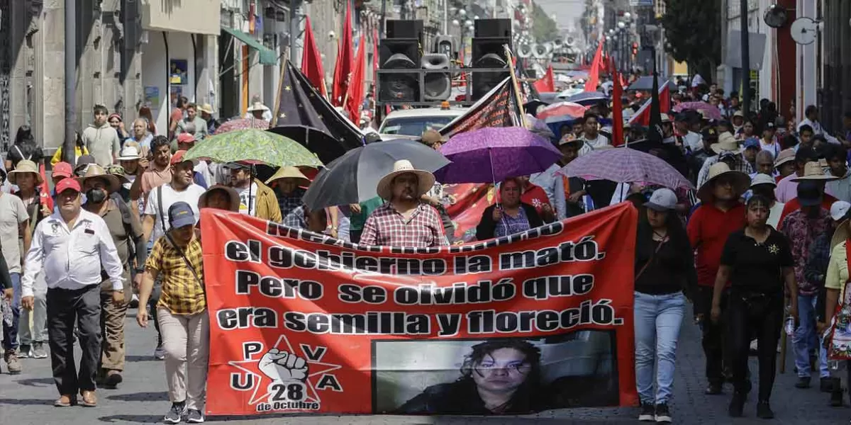 Marcha de la 28 de Octubre provocó cierres viales en la zona de El Alto