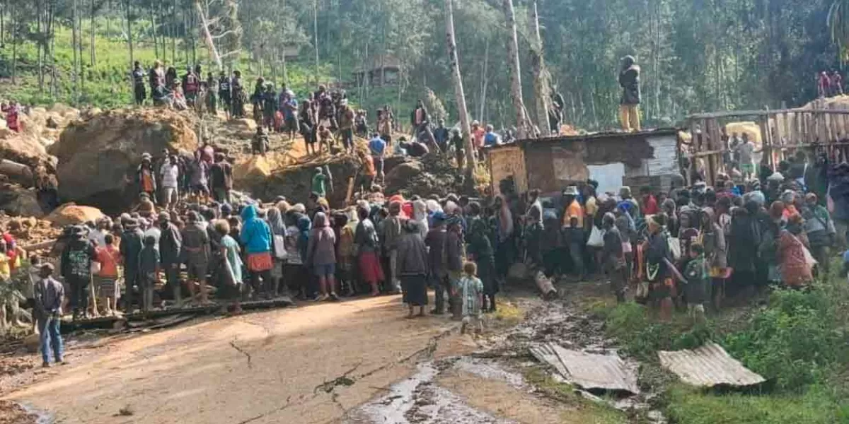 Más de 2 mil personas podrían haber quedado sepultadas por un alud de tierra en Nueva Guinea