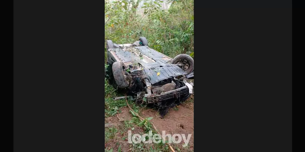  FOTOS. Volcadura deja lamentable saldo rojo en Jopala 