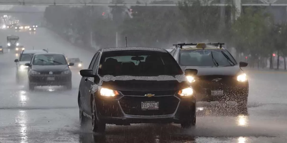 Se esperan lluvias, viento y granizo en Puebla