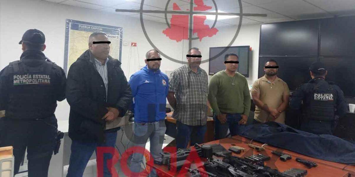 Presuntos sicarios fueron detenidos en calles de Tlaxcalancingo