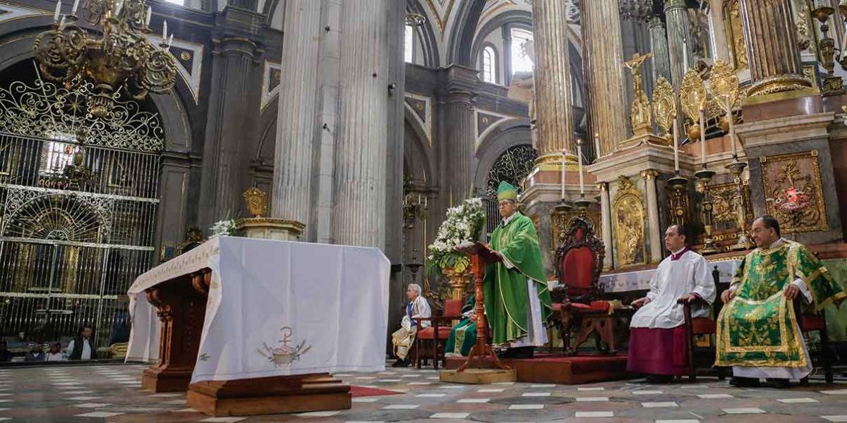Obispo auxiliar de Puebla asegura que el ser humano debe ser portador de paz y justicia 