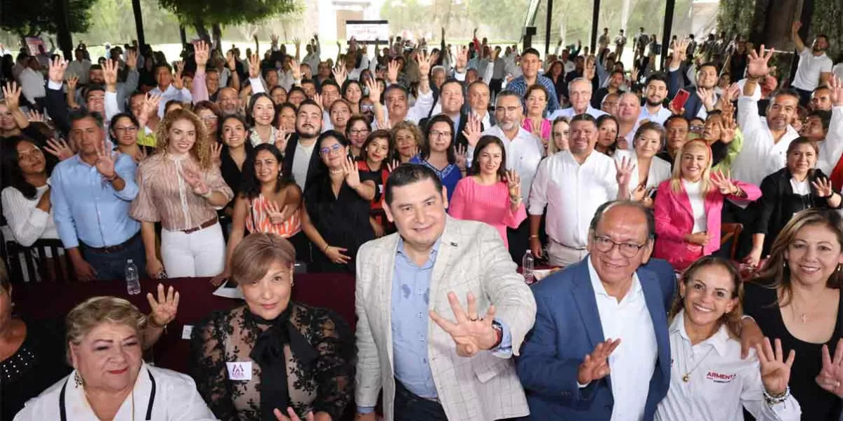 Armenta anuncia gira de agradecimiento para fortalecer los valores de la Cuarta Transformación en Puebla