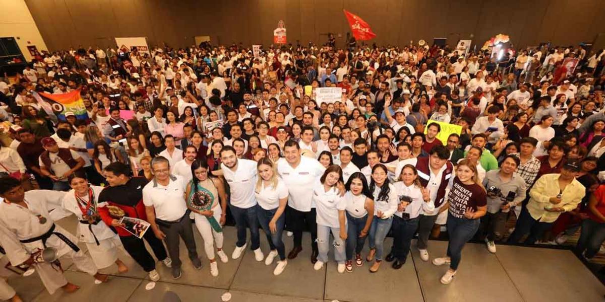 Armenta reforzará el acceso a la educación para los jóvenes de Puebla