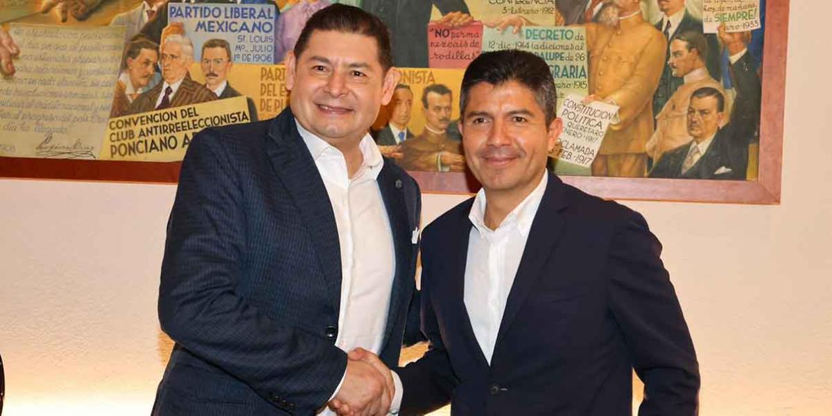 Armenta y Rivera se reúnen por la unidad de Puebla