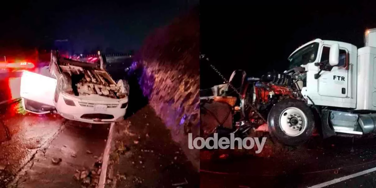 Reportan varios accidentes sobre la México-Puebla tras intensas lluvias