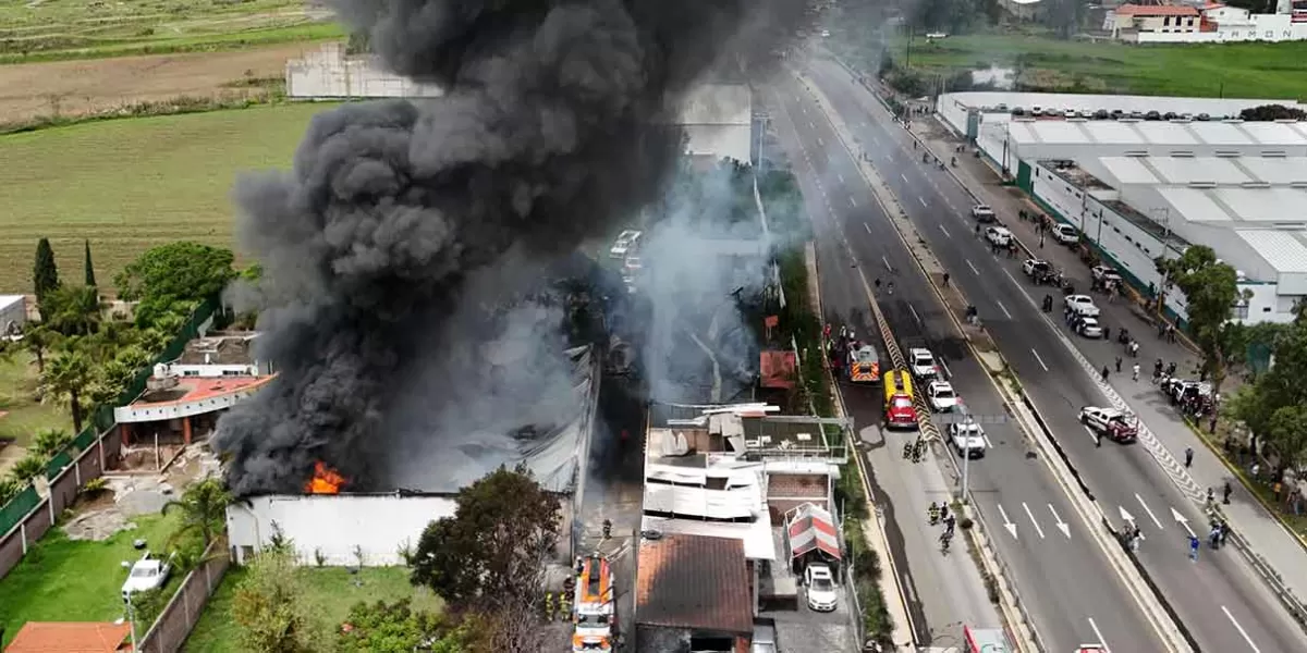 Incendio en Atzompa en la mira 