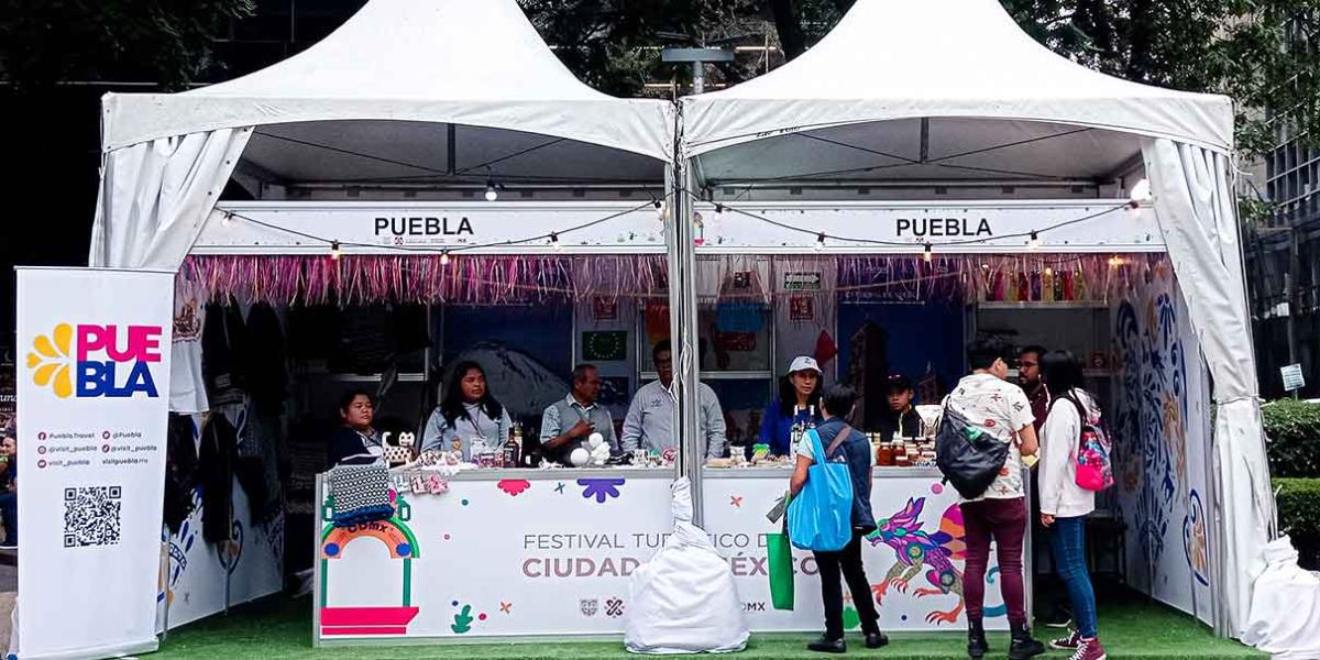 Puebla participa en el Festival Turístico de la CdMx