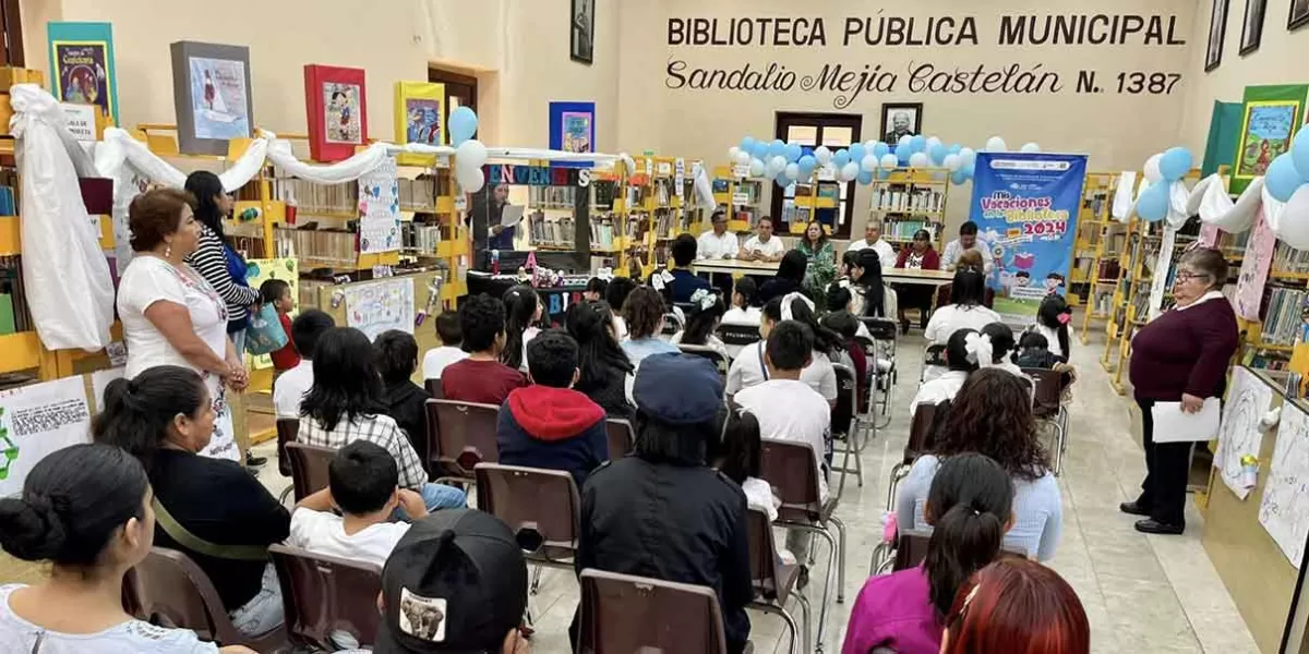 Exitosos talleres de “Mis Vacaciones en la Biblioteca 2024” en Huauchinango