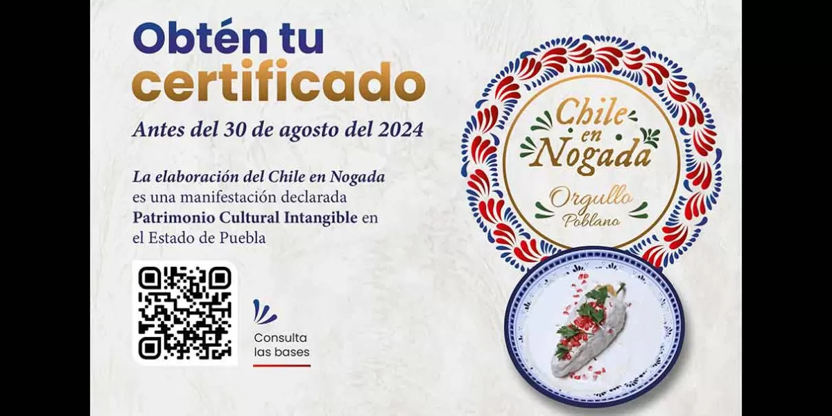 “Chile en Nogada, Orgullo Poblano": Últimos días para obtener la certificación oficial