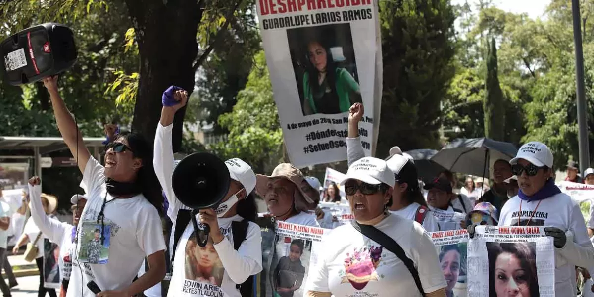 Este viernes marcharán familiares de desaparecidos en Puebla