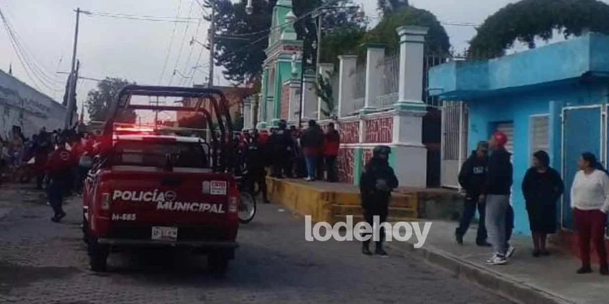 Matan a presunto delincuente en una escuela de Texmelucan