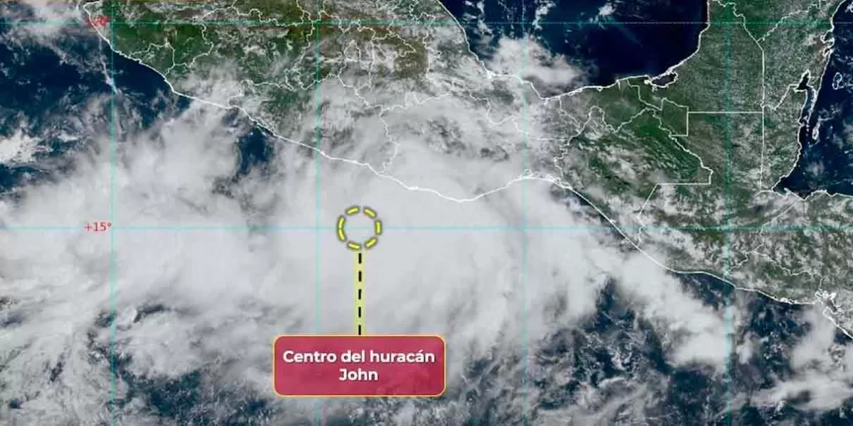 Advierten en Puebla lluvias intensas por tormenta tropical “John”