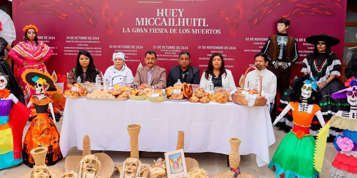 San Pedro Cholula celebrará el Día de Muertos con la Gran Fiesta 'Huey Miccailhuitl'