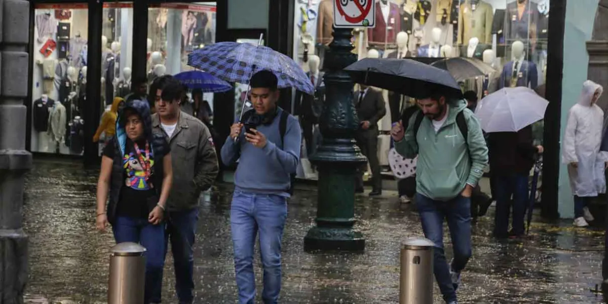 Se esperan lluvias, frío y granizo para este día en zonas de Puebla