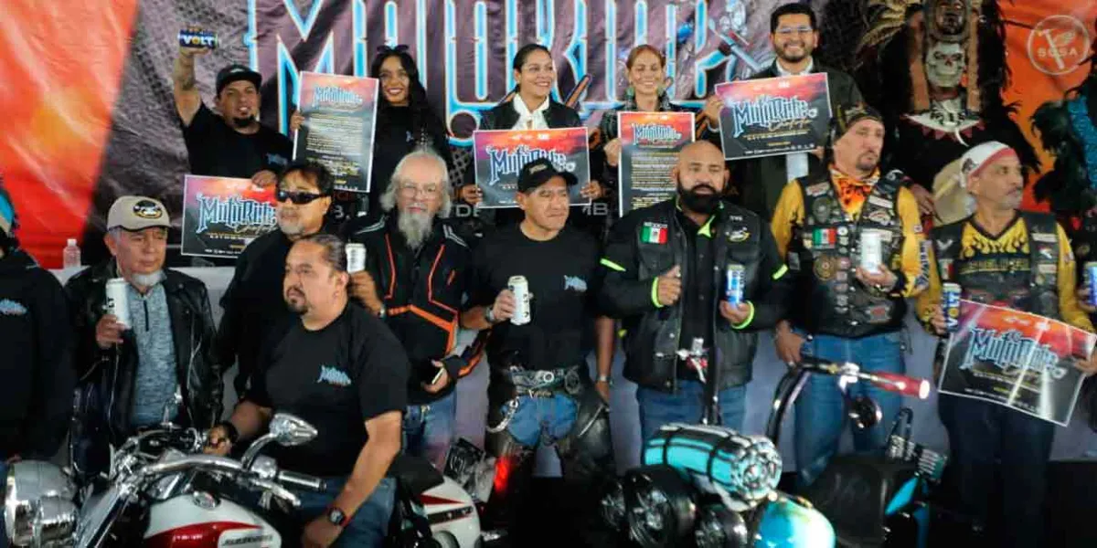 Presentaron la tercera edición del Motoride en San Andrés Cholula 