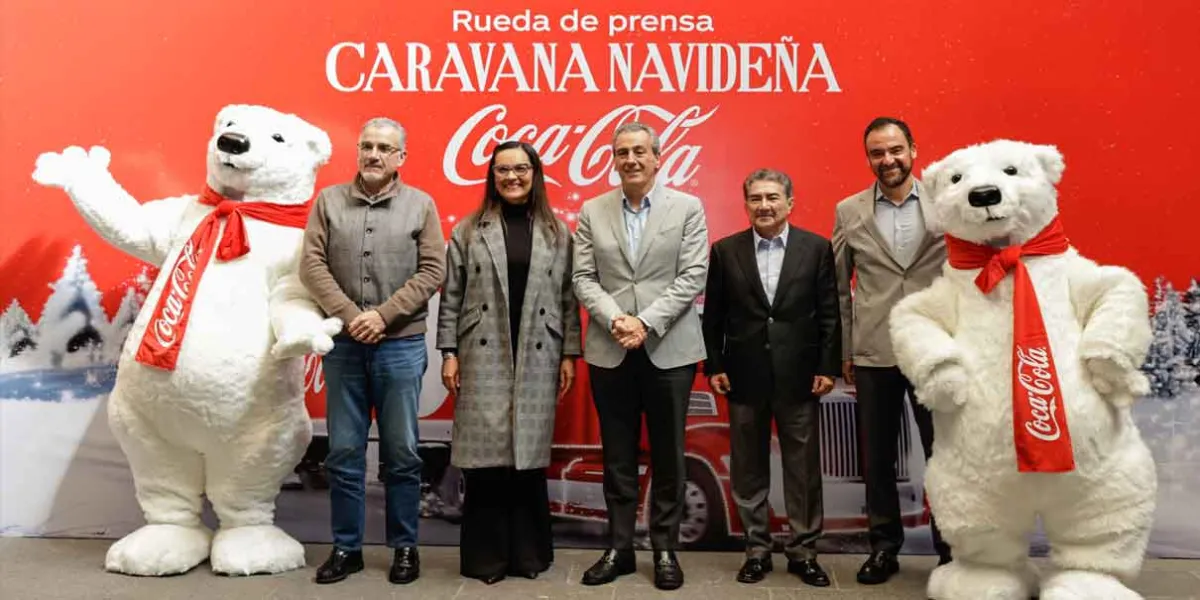 Anuncian Caravana Coca Cola y megarosca de Reyes en Puebla