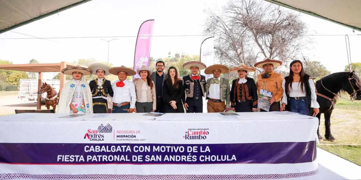 Anuncian cabalgata por el 114 Aniversario de la Revolución Mexicana y fiesta patronal en Cholula