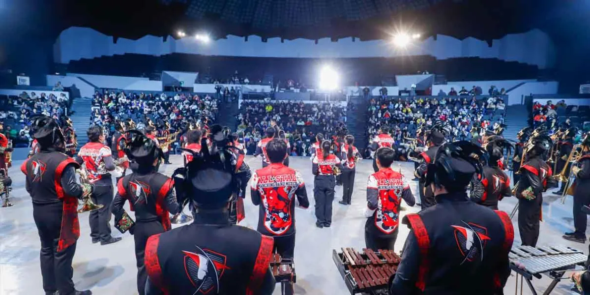 Abandera Gobierno de Puebla a jóvenes de “All Star Marching Band”