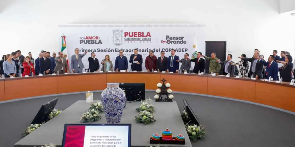 Instalan Comité de Planeación para el Desarrollo de Puebla